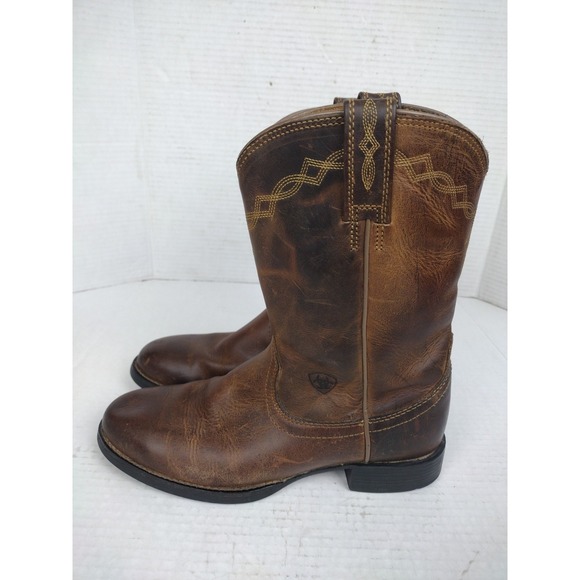 Ariat Heritage Women's Roper Cowboy Western Boots 10000797 Size 7B Brown - Picture 3 of 11